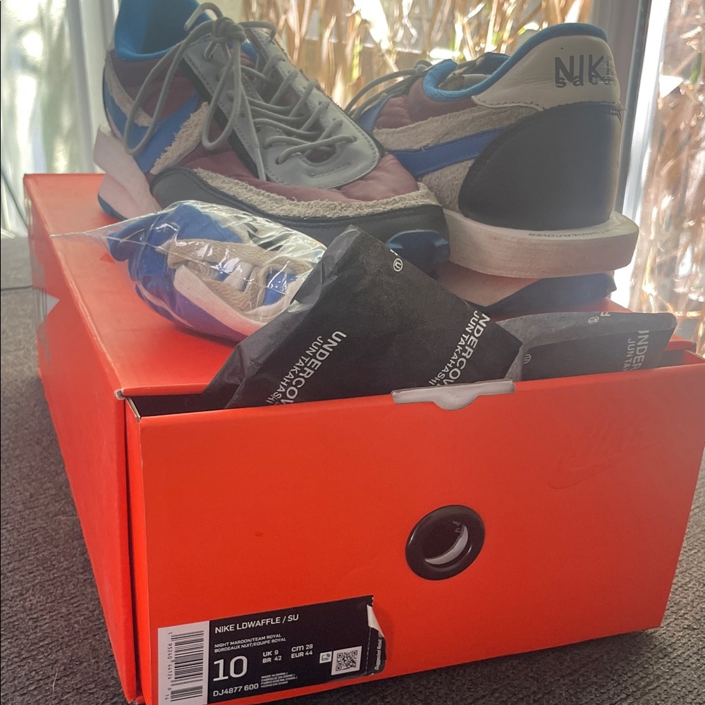Nike LDWaffle/SU Sneakers*BOX INCLUDED* UNDERCOVER JUN TAKAHASHI Bl/gry/brdy
